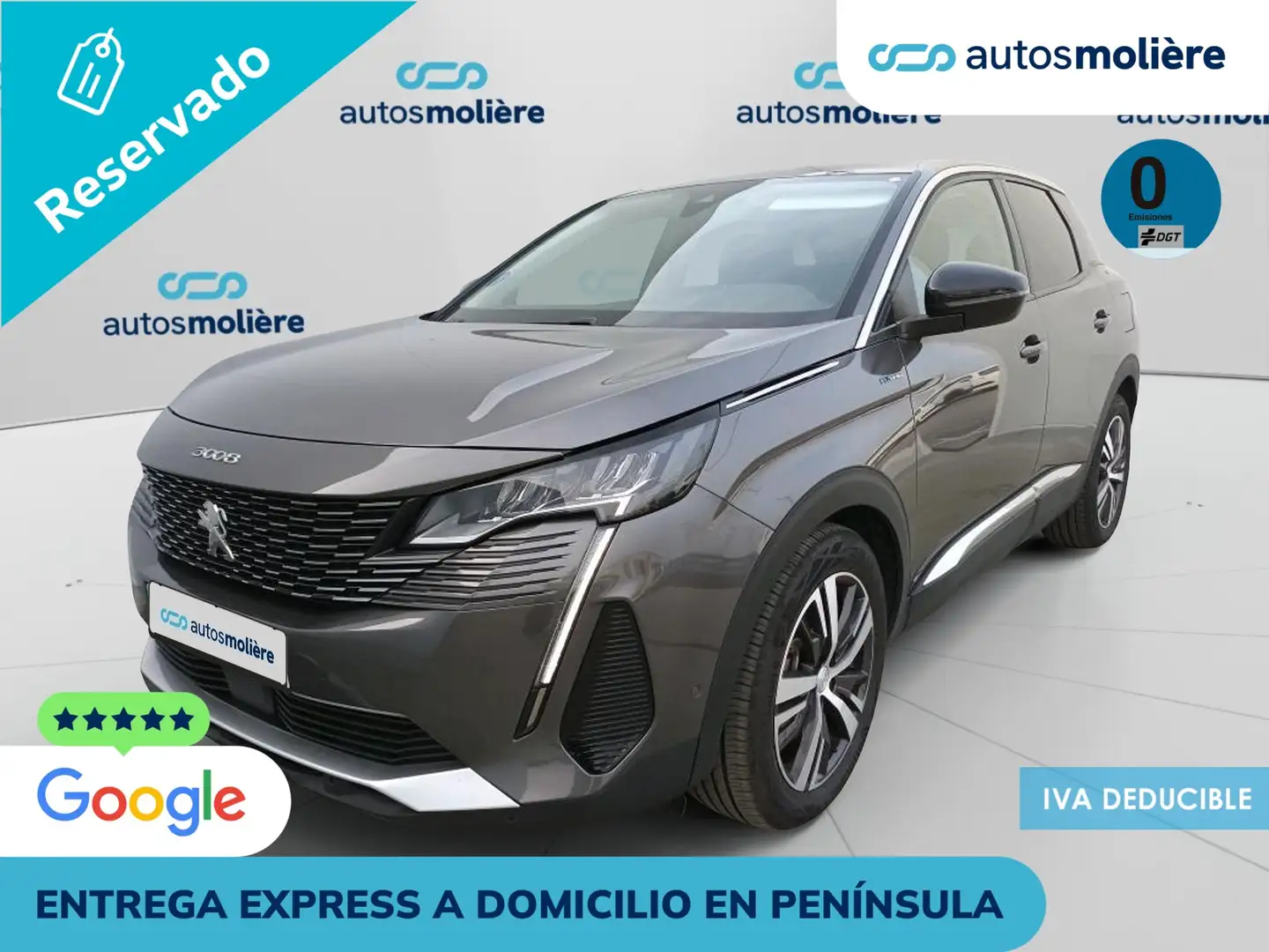 Peugeot 3008 1.6 BlueHDi Allure EAT6 120 Argento - 1