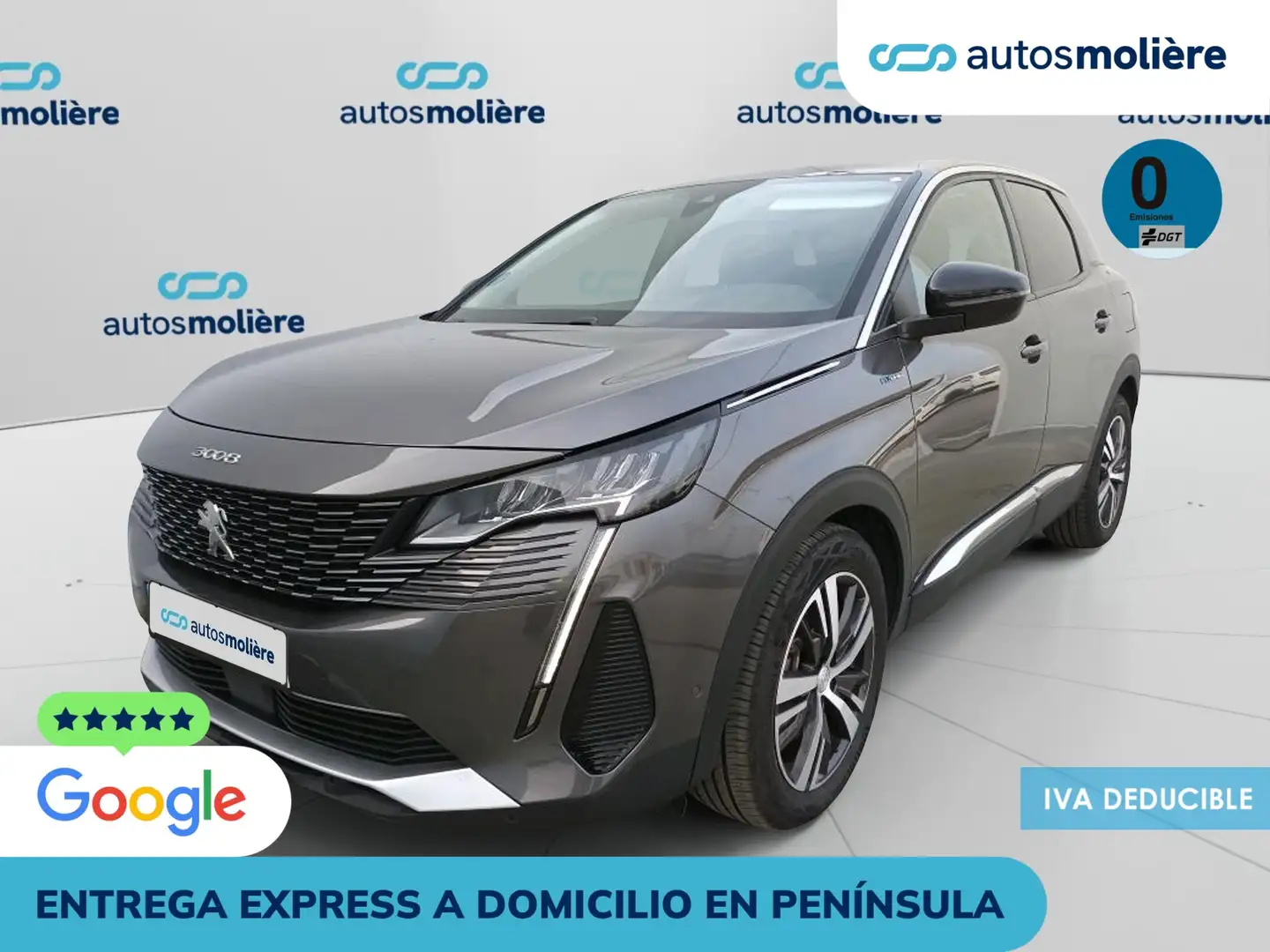 Peugeot 3008 1.6 BlueHDi Allure EAT6 120 Plateado - 1