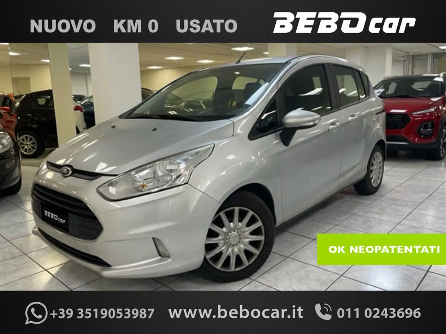 Ford B-Max 1.5 TDCi 75 CV Business Argent - 1