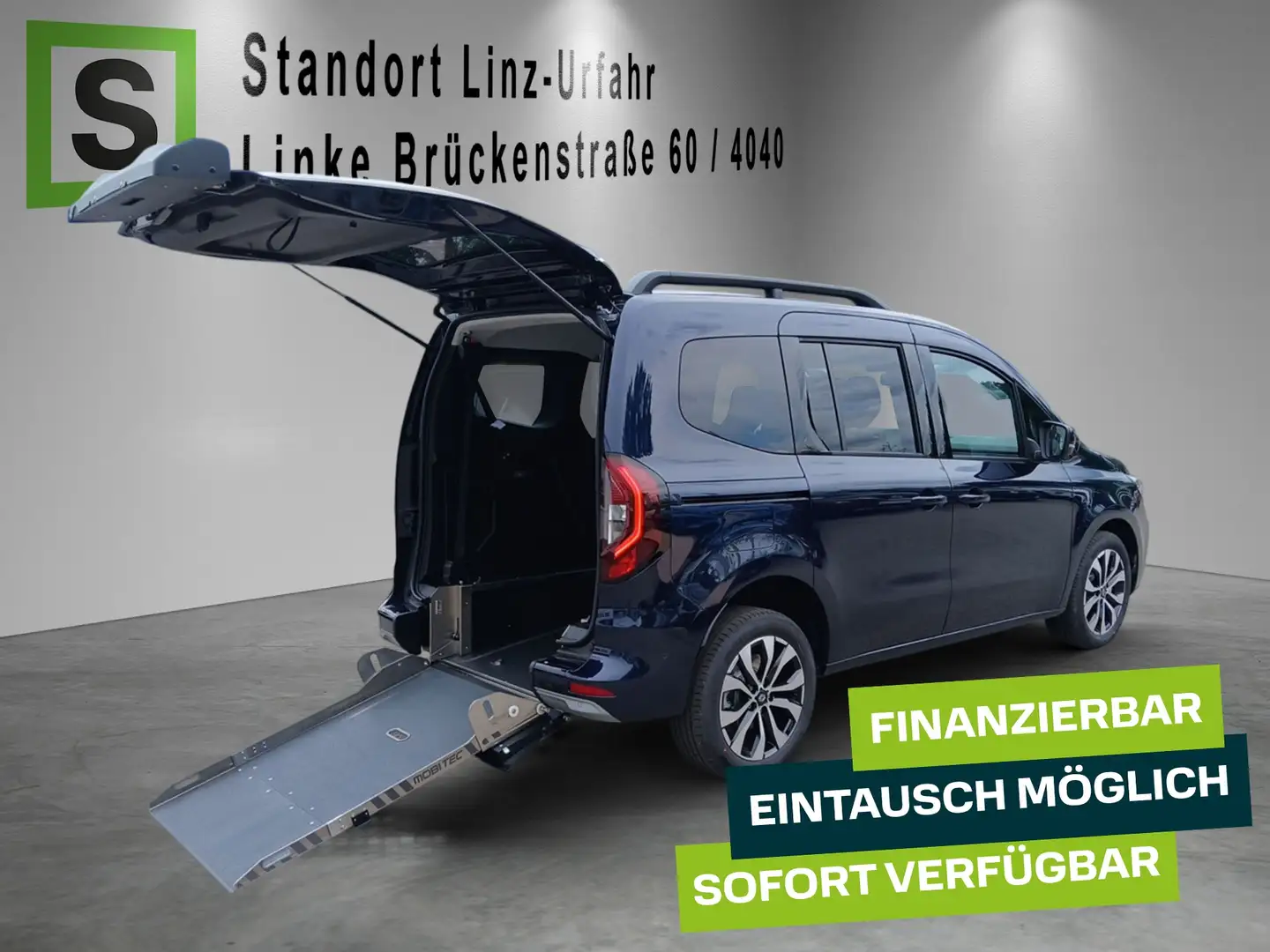 Renault Kangoo KANGOO Techno TCe 130 EDC Rollstuhlumbau Blau - 1