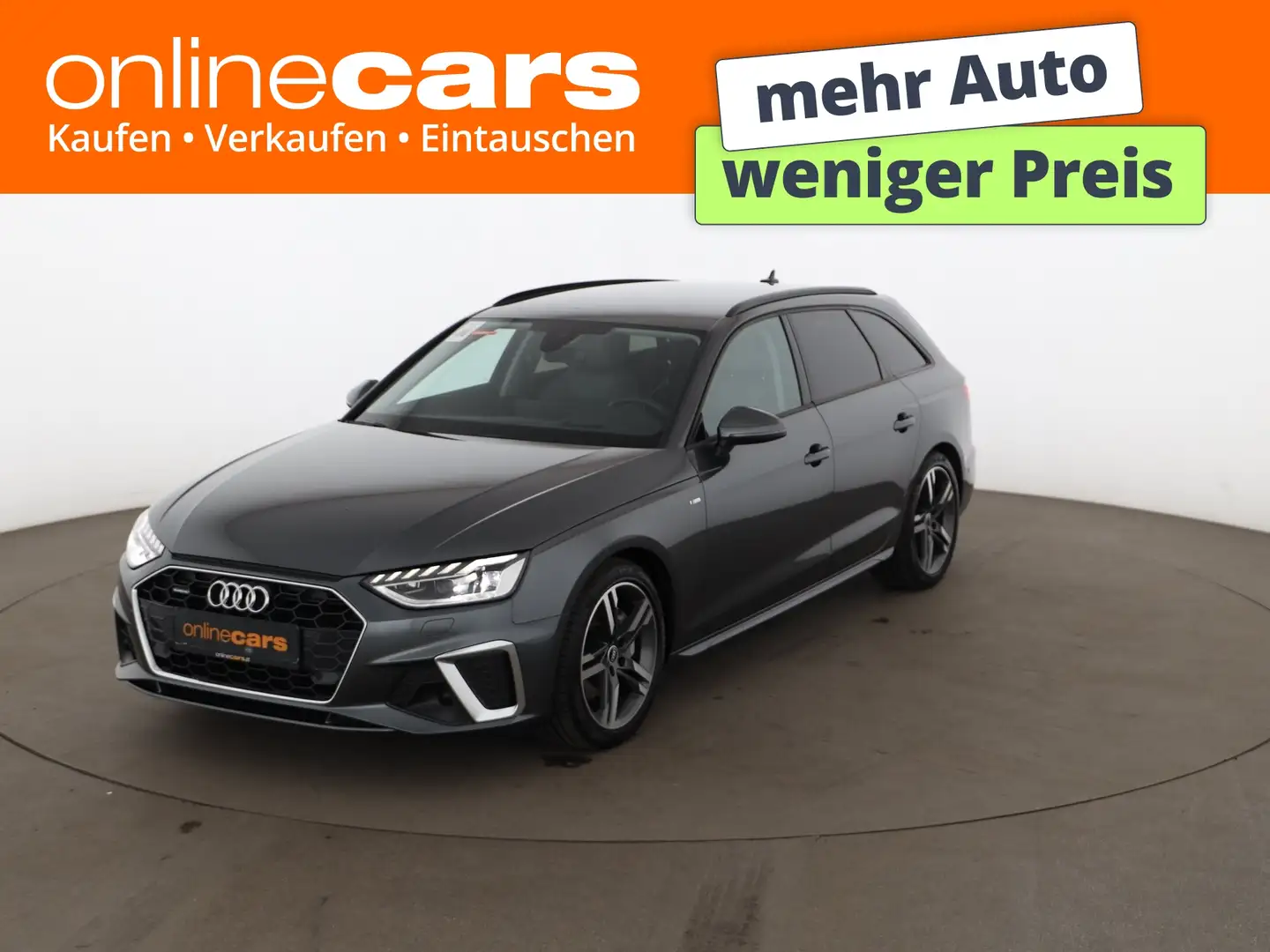 Audi A4 Avant 40 TDI quattro S-Line Aut MATRIX AHK Grau - 1
