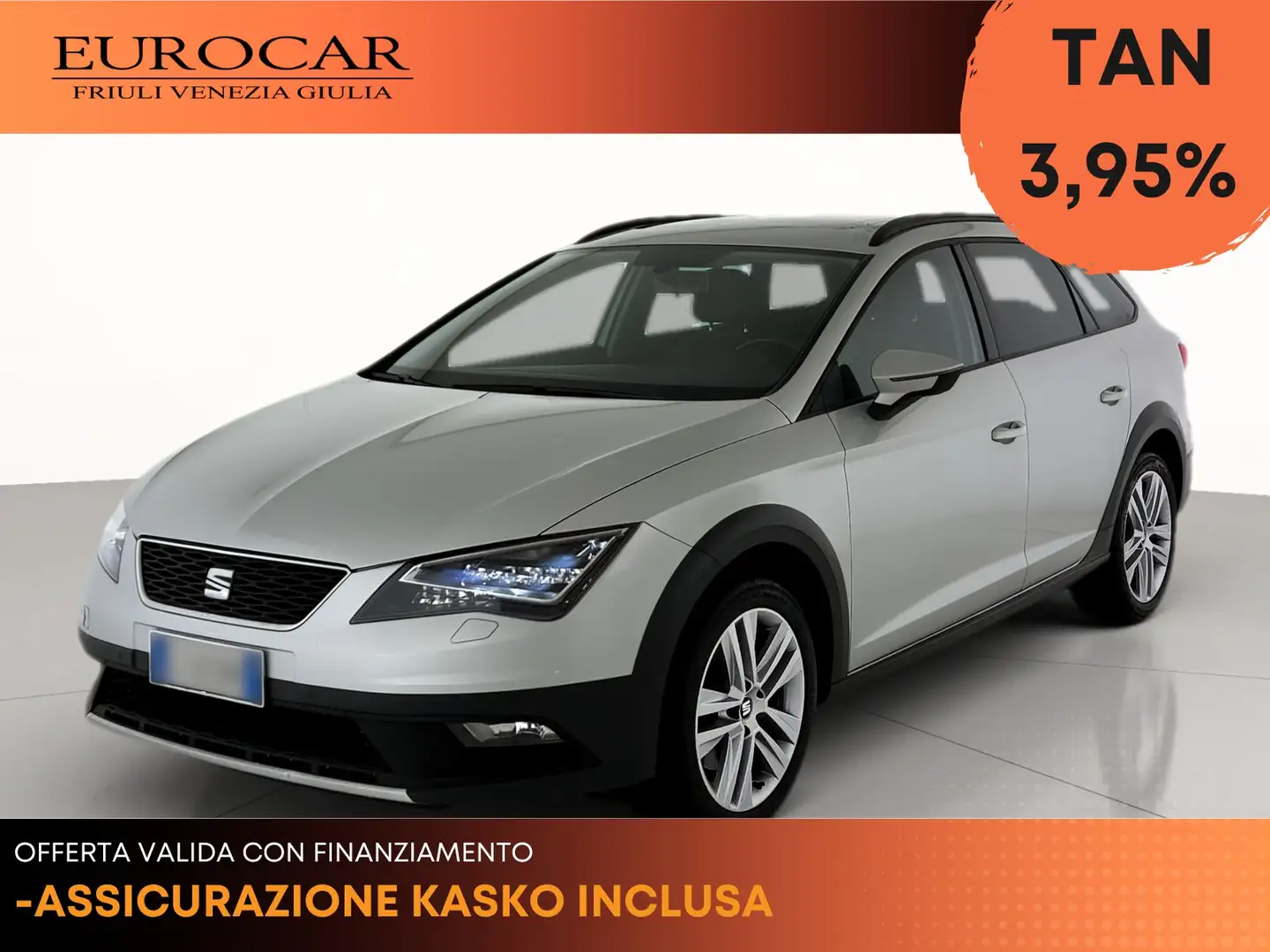 SEAT Leon st xp 2.0 tdi cr s&s 4drive 184cv dsg Argento - 1