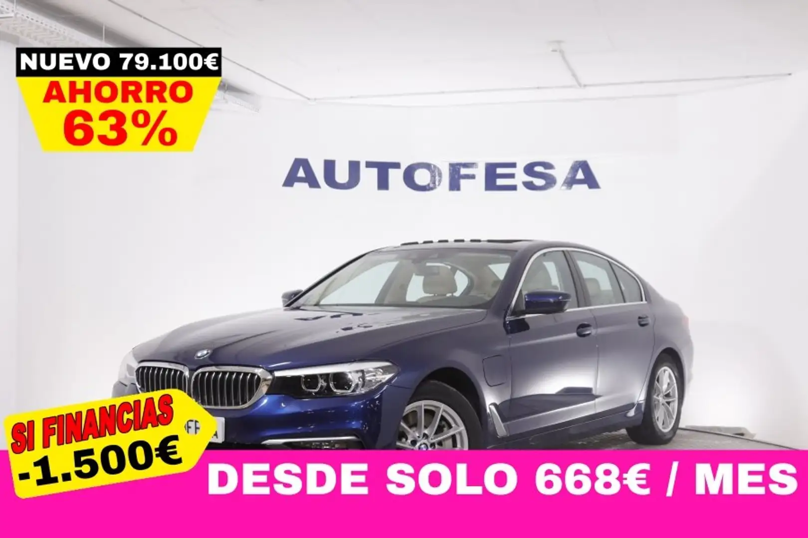 BMW Active Hybrid 5 2.0 HIBRIDO ENCHUFABLE AUTO 252cv 4P #IVA DEDUCIBL - 1
