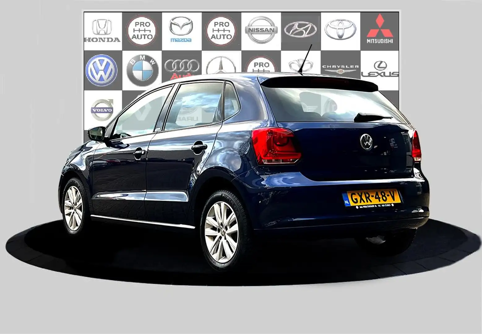 Volkswagen Polo 1.2-12V BlueMotion Comfortline carplay_Clima_Stoel Blauw - 2