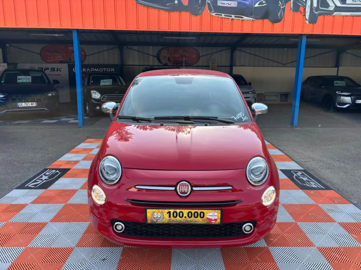Fiat 500 1.0 Hybrid 70 JA 15\u0026amp;quot; Radar Anti-Brou Rouge - 2