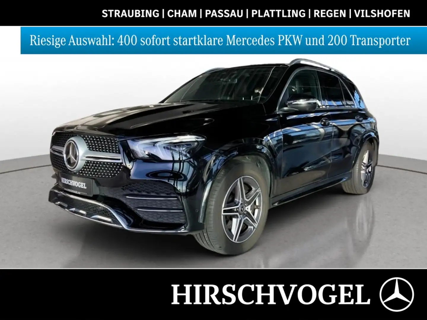 Mercedes-Benz GLE 350 d 4M AMG-Line+AIRMATIC+DISTRON+Pano+Memo Schwarz - 1