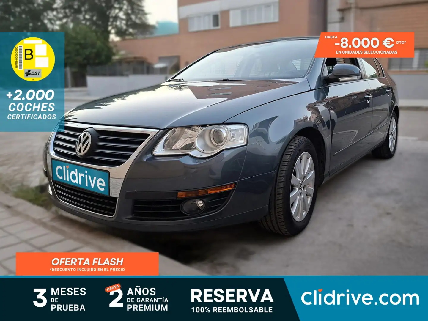 Volkswagen Passat 2.0TDI CR Advance Plus 110 Gris - 1