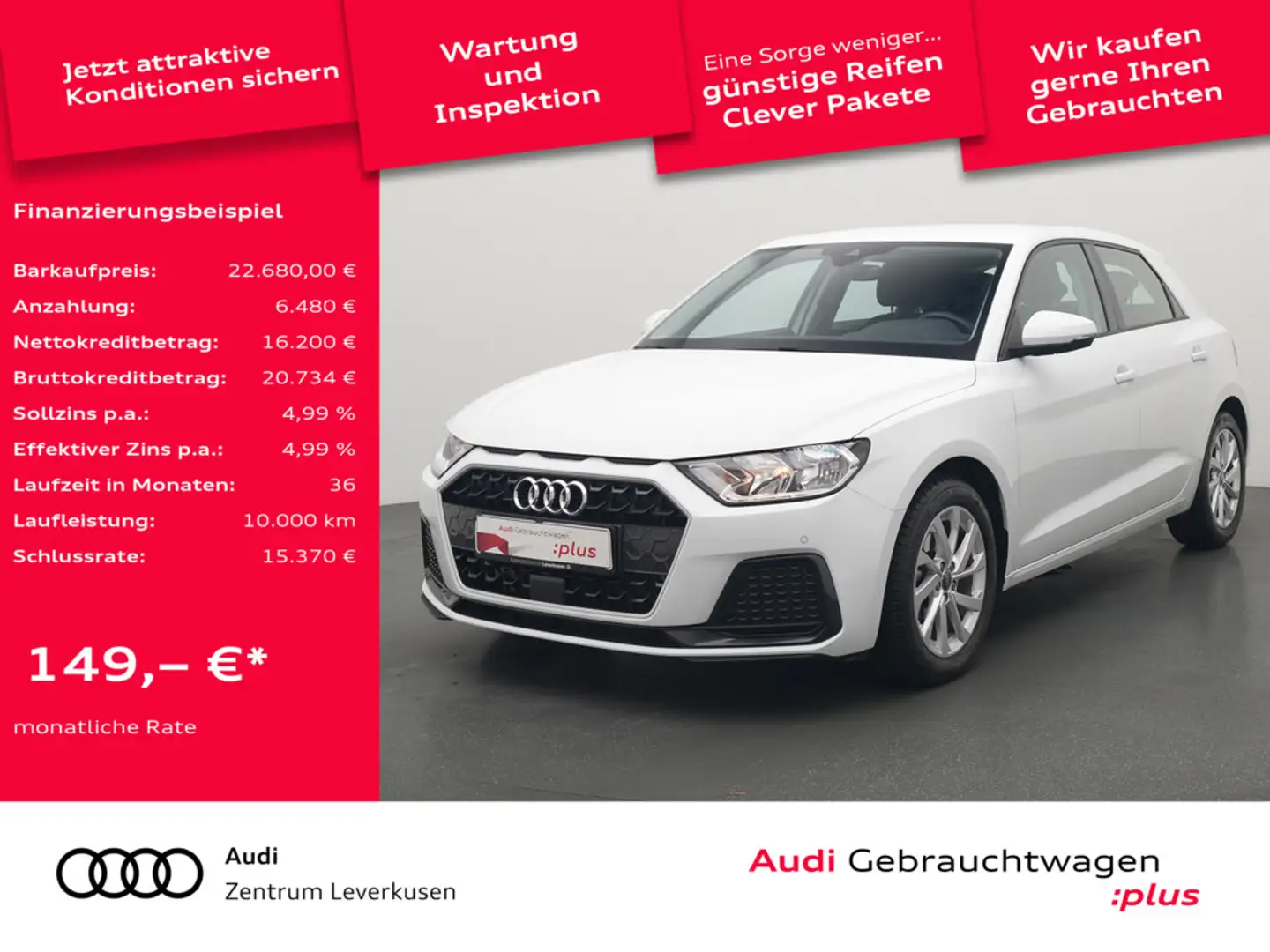 Audi A1 VIRT KAM SHZ PC KLIMA Schwarz - 1