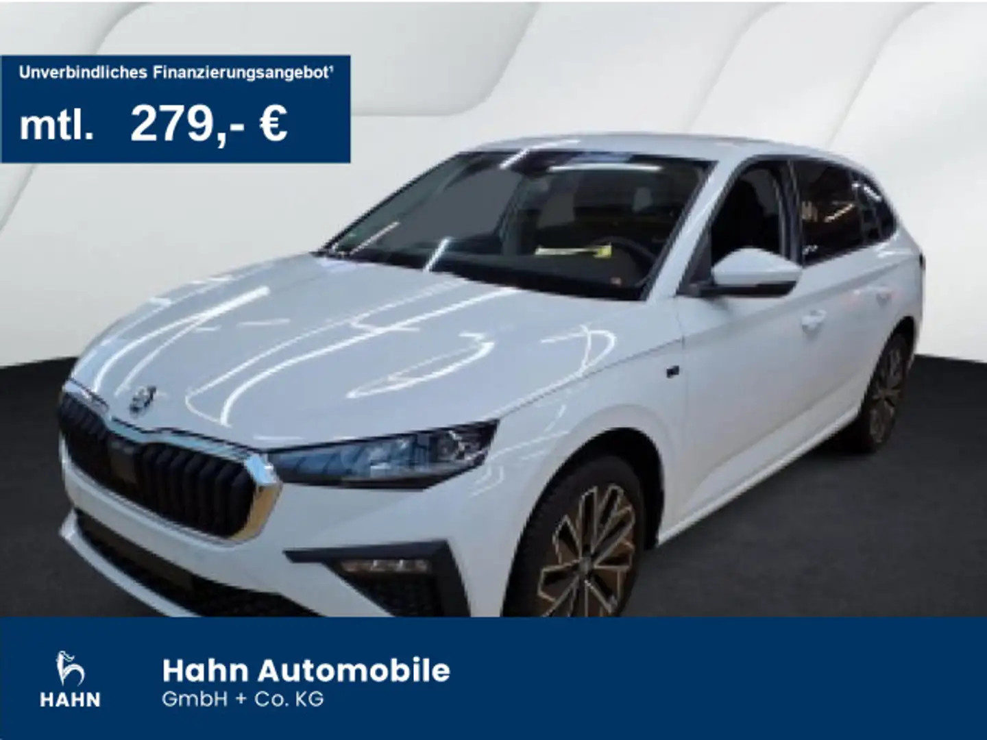 Skoda Scala 1.0TSI DSG Selection AHK Matrix ACC Navi Weiß - 1