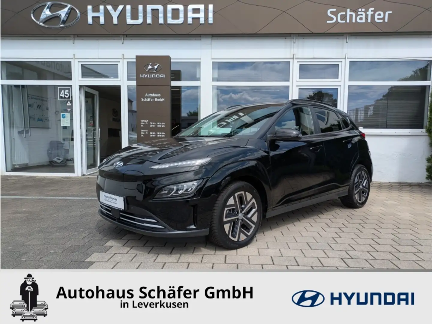 Hyundai KONA Prime HUD Navi LED ACC SHZ Temp Apple CarPlay Soun Noir - 1