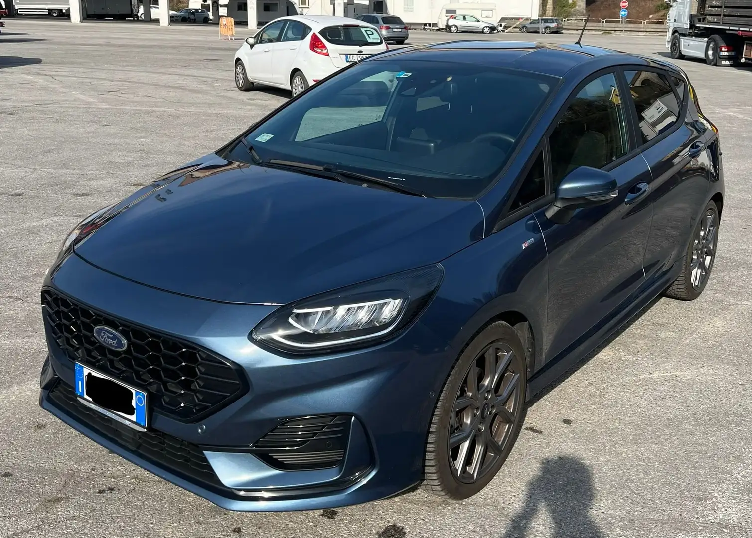 Ford Fiesta Fiesta VII 2022 5p 5p 1.0 ecoboost h ST-Line 125cv Szary - 1