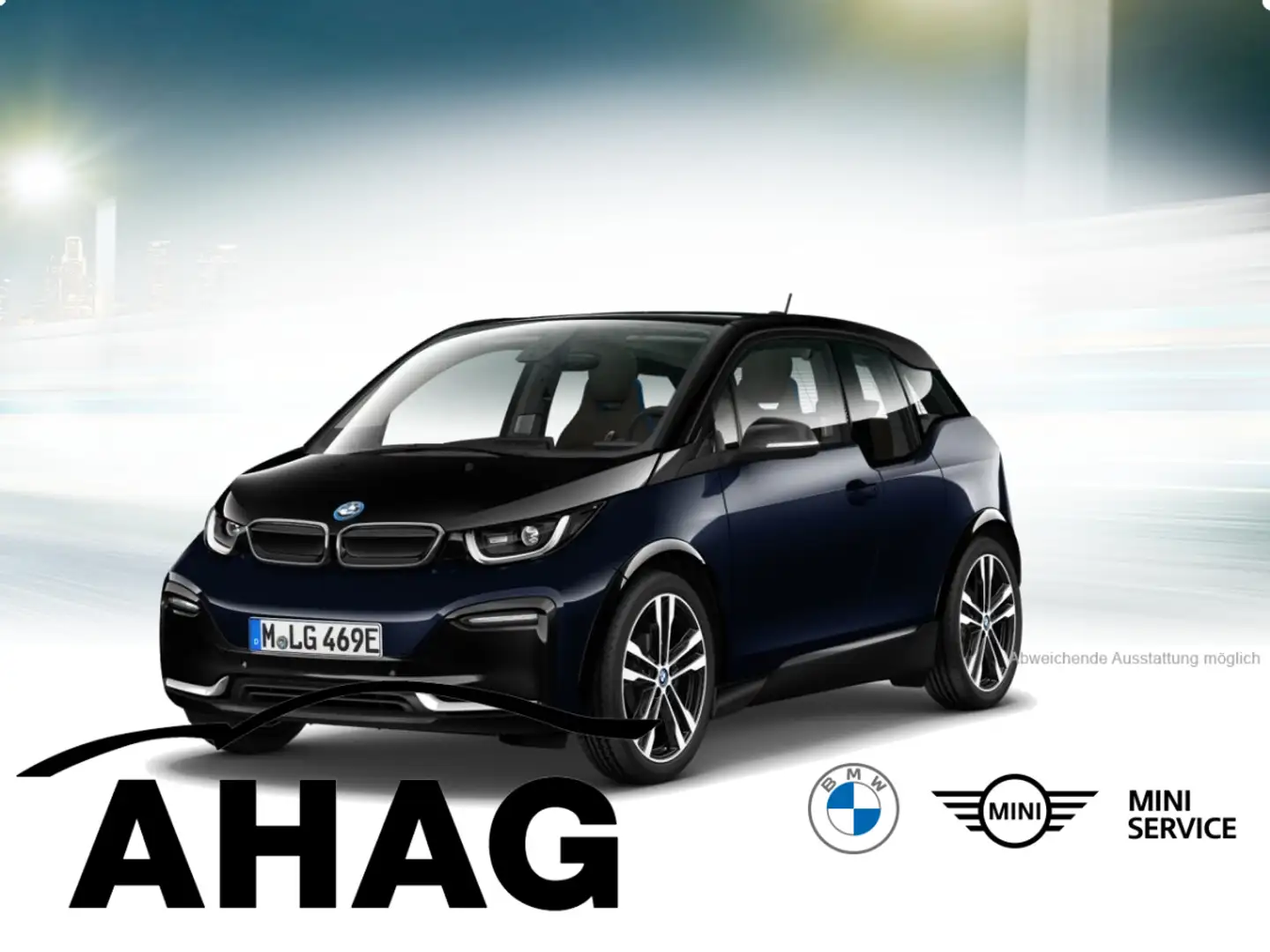 BMW i3 s (120 Ah), 135kW Navi Tempom.aktiv Glasdach Blau - 2