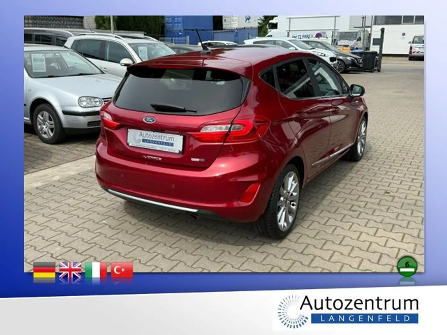 Ford Fiesta 1.0 EcoBoost Hybrid Vignale *VOLLAUSST.* Rood - 2