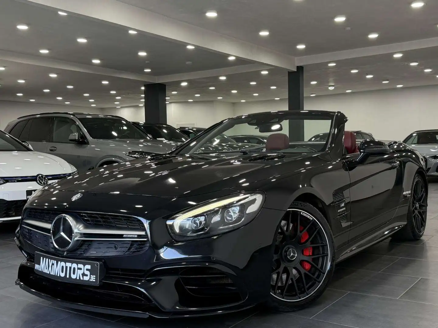 Mercedes-Benz SL 63 AMG 2018 Full Option Belgian Carpass FULL MB SERVICE Noir - 1