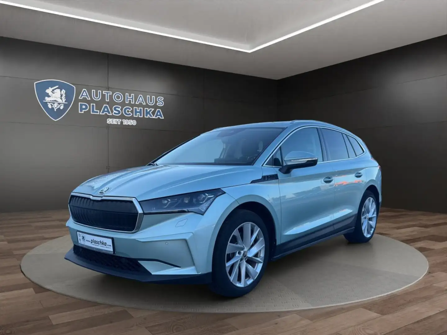 Skoda Enyaq 80 Suite ACC*NAVI*KAMERA*AHK Klima Navi Leder Silber - 1