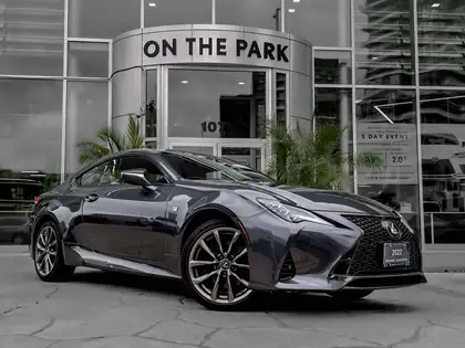 Gray 2022 Lexus RC Coupe All-Wheel Drive Automatic