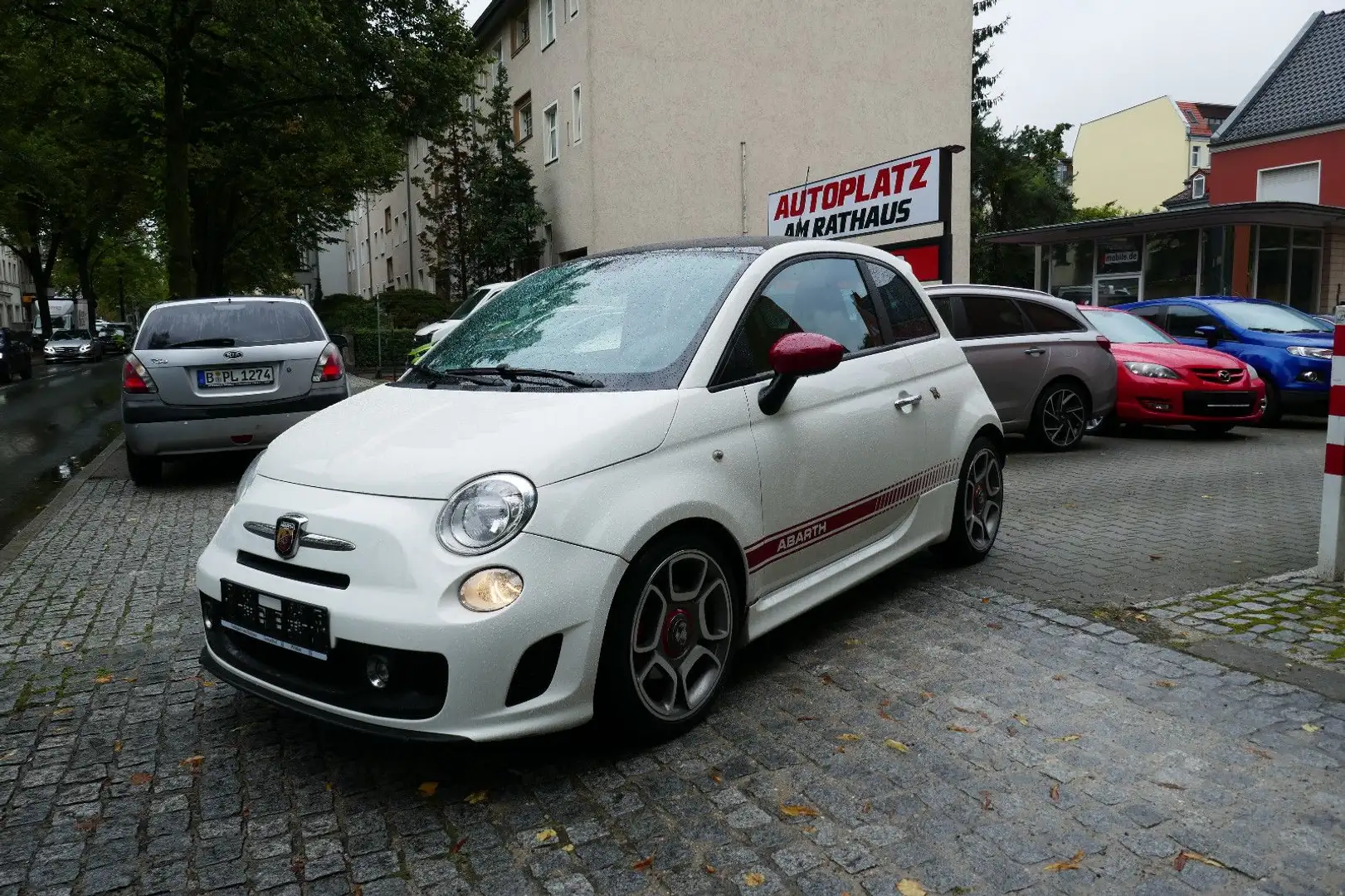 Fiat 500 Abarth aus 1. Hand Weiß - 1