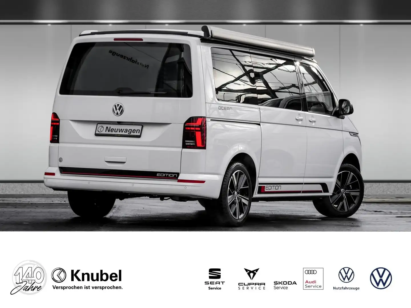 Volkswagen T6 California 6.1 Ocean Edition DSG LED Navi ACC Standh. 18" Blanc - 2