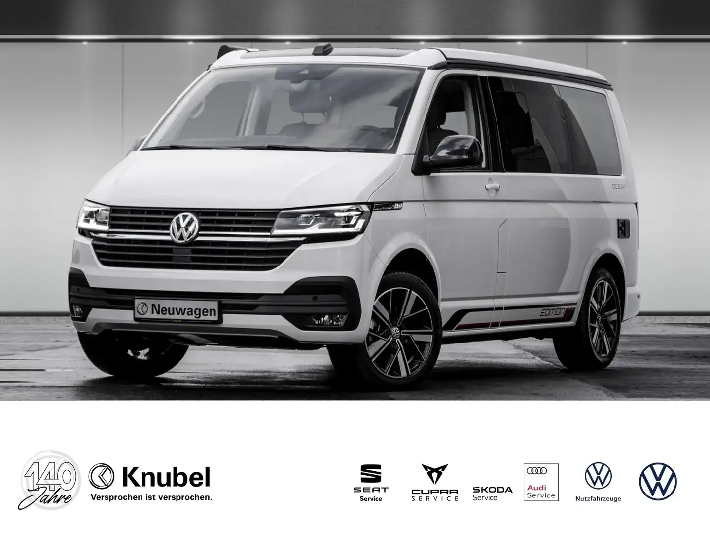 Volkswagen T6 California 6.1 Ocean Edition DSG LED Navi ACC Standh. 18" Blanc - 1