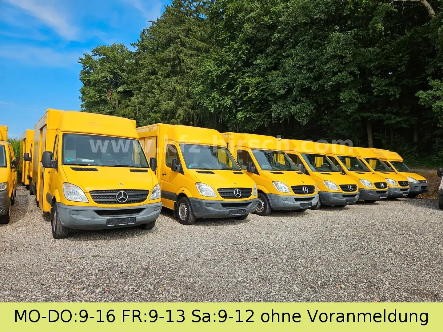 Mercedes-Benz Sprinter Koffer Integralkoffer Transporter Maxi Gelb - 1