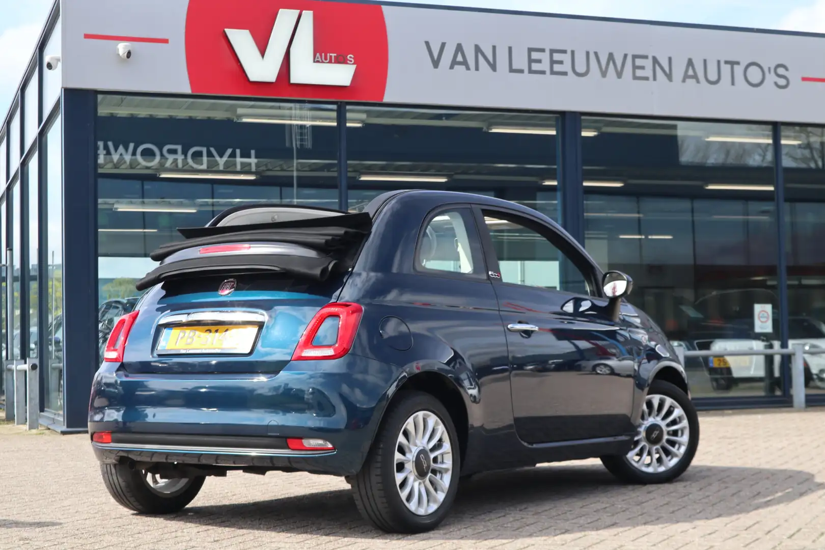 Fiat 500C 0.9 TwinAir Turbo Popstar | Navigatie | Automaat | Blauw - 2