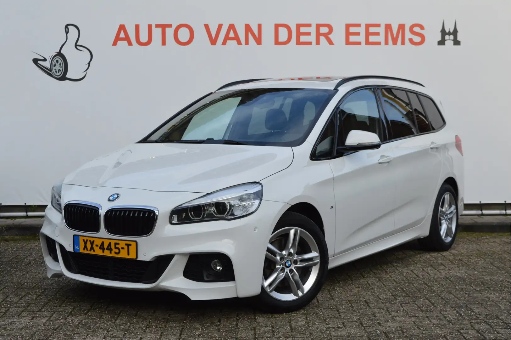BMW 218 2-serie Gran Tourer 218i M Sport 7 Persoons. Leder Wit - 1