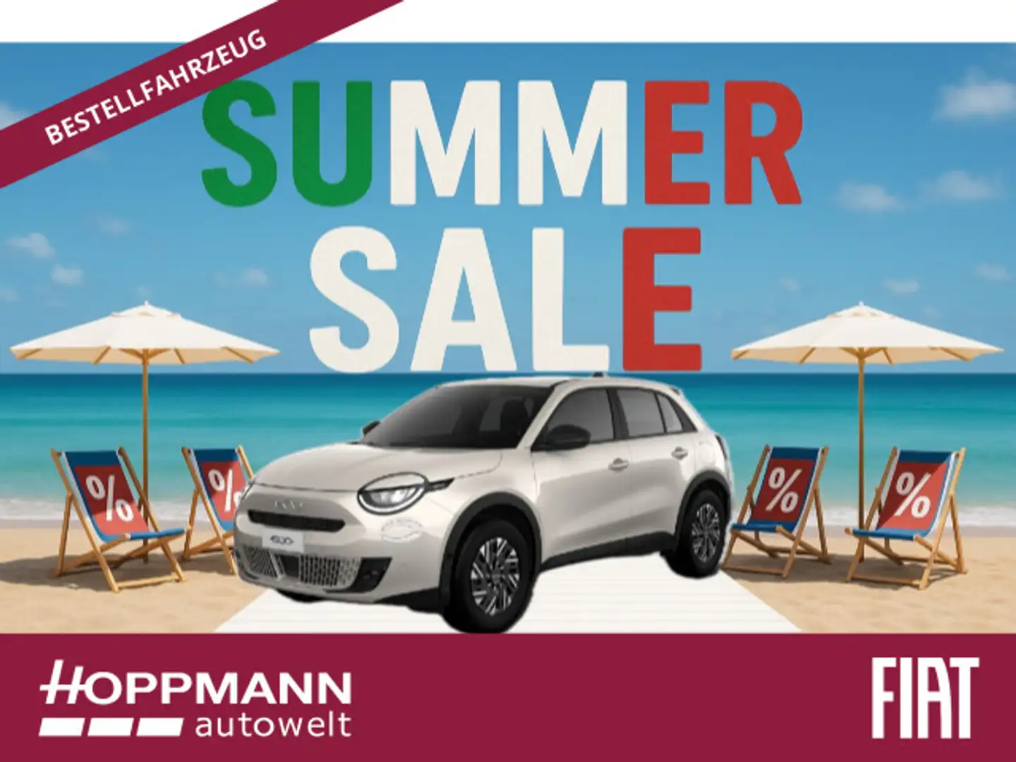 Fiat 600 1.2 Hybrid T3 *SONDEREDITION MJ25* Beige - 1