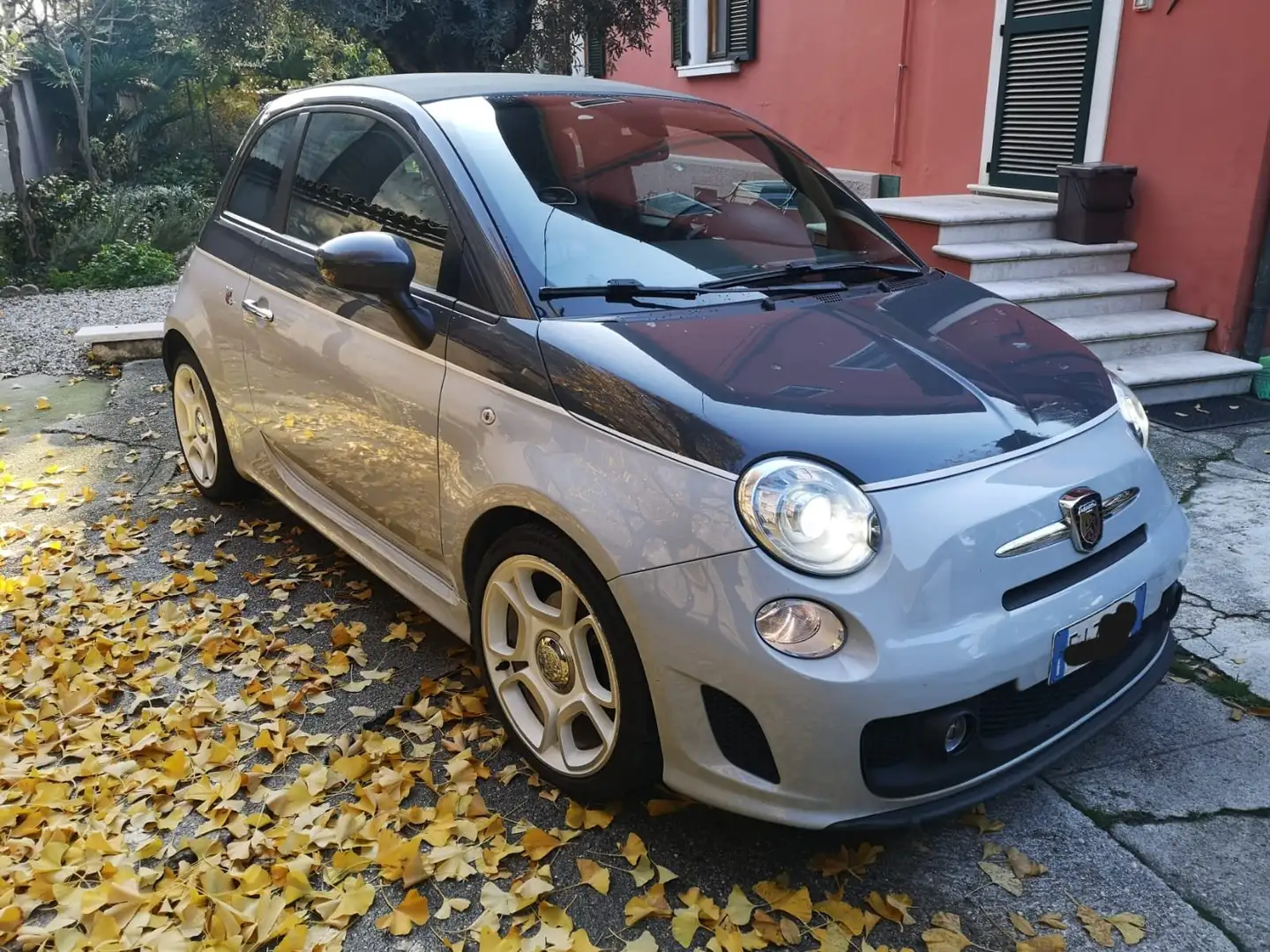 Abarth 500C 500C/595C 1.4 16v t. t-jet bicol. 140cv MTA Grey - 1