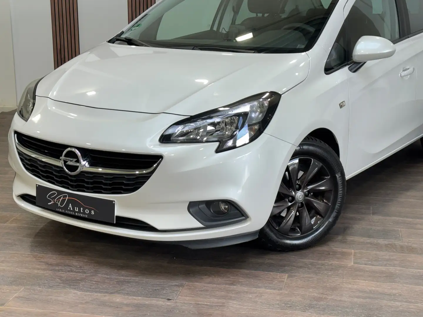 Opel Corsa 1ER PROP + CARNET COMPLET + PRET A IMMATRICULE * Weiß - 2
