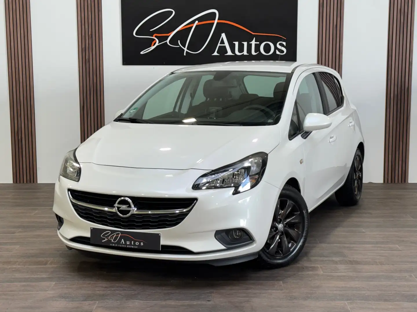Opel Corsa 1ER PROP + CARNET COMPLET + PRET A IMMATRICULE * Weiß - 1