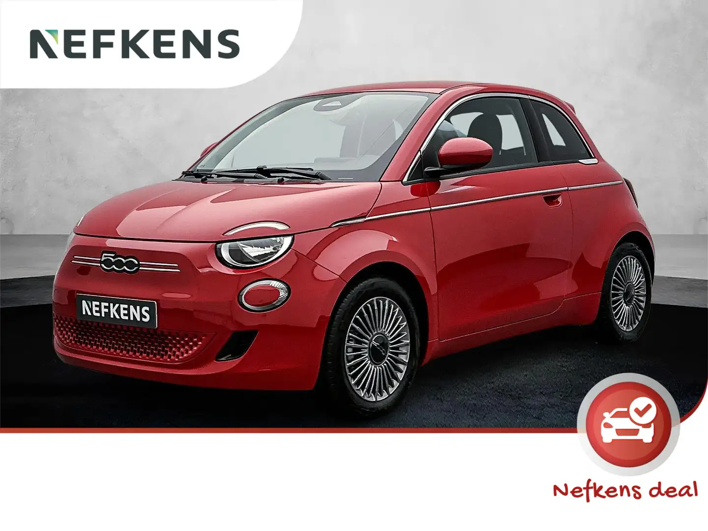 Fiat 500 EV Urban 42 kWh 118 pk | Navigatie via Apple Carpl Rood - 1
