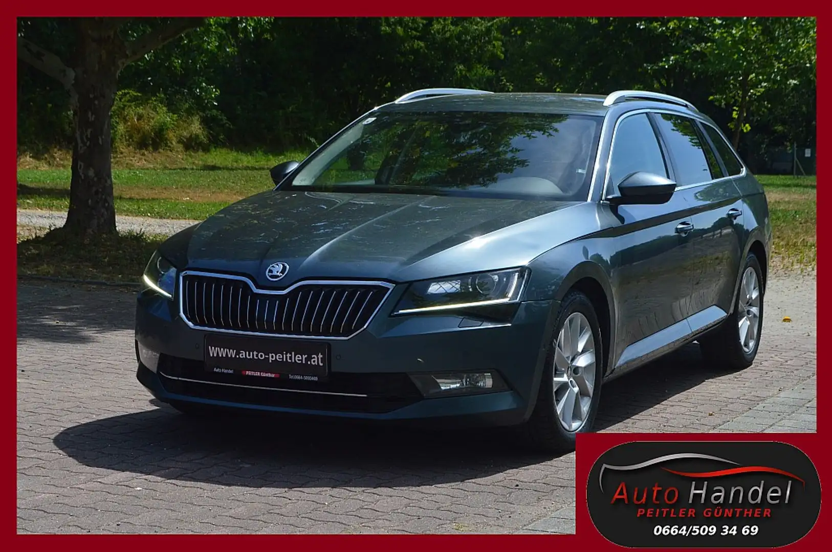 Skoda Superb Kombi 1,6+AHK+NAVI+XENON+SHZ Gri - 1