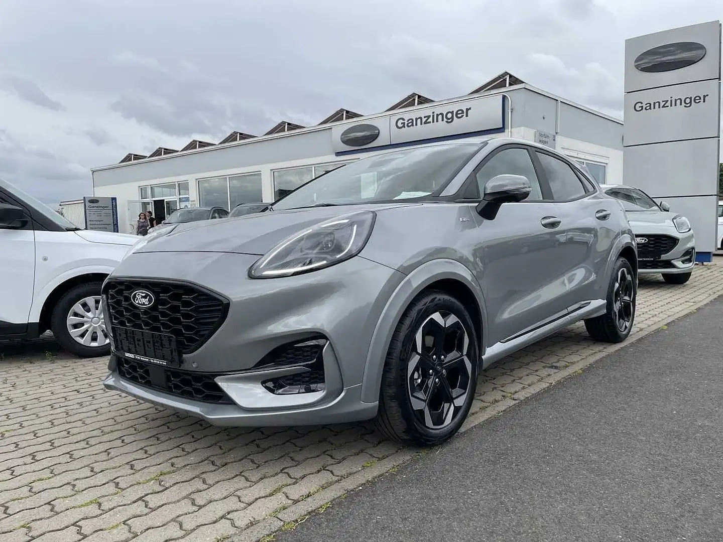 Ford Puma ST-LINE X Hybrid Automatik, NP 40.590+5 JAHRE GARA Argent - 1