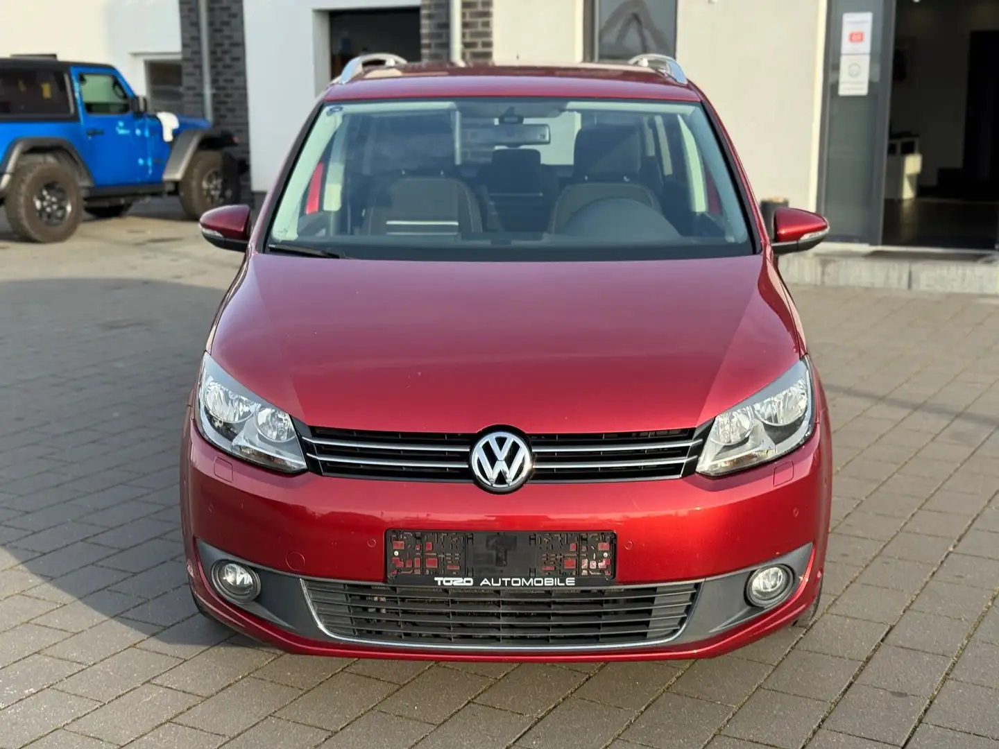 Volkswagen Touran Cup*STHZ*NAVI*TEMPO*AHK*PDC*TOP ZUSTAND* Rood - 2