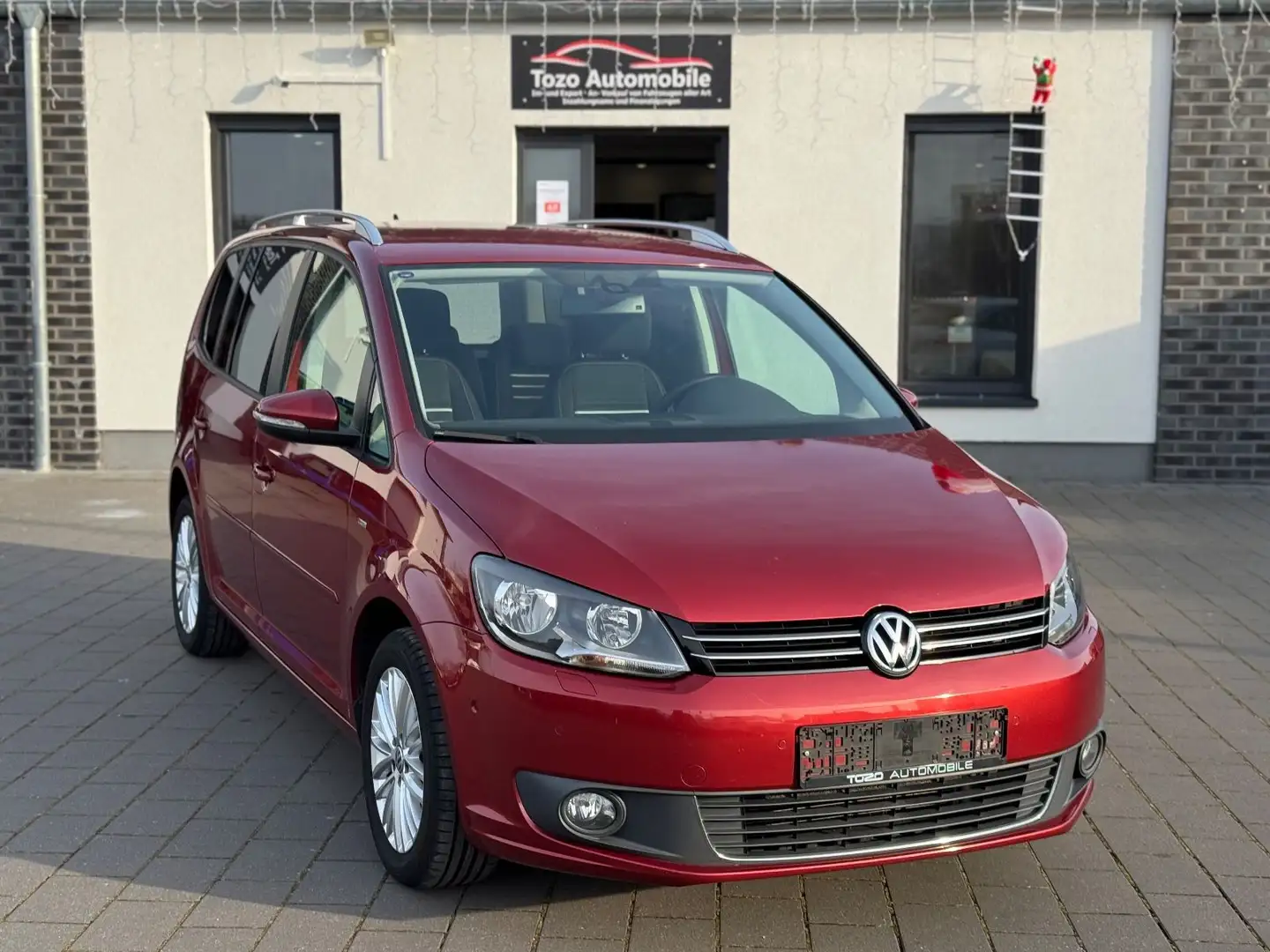 Volkswagen Touran Cup*STHZ*NAVI*TEMPO*AHK*PDC*TOP ZUSTAND* Rood - 1
