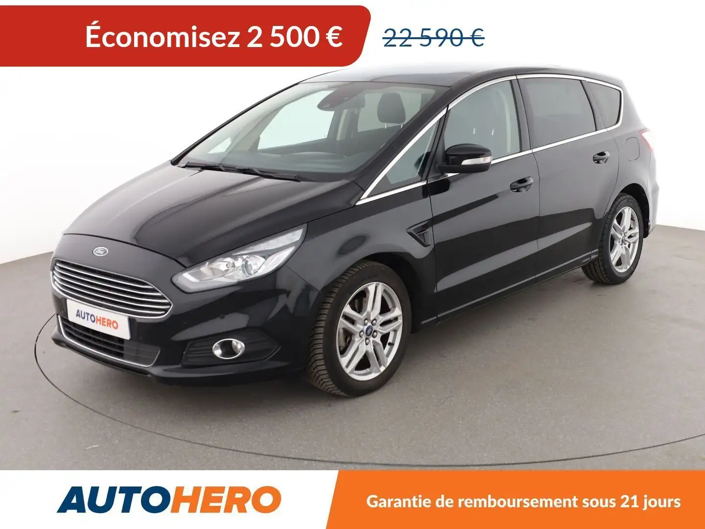 Ford S-Max 2.0 EcoBlue Titanium Auto Noir - 1
