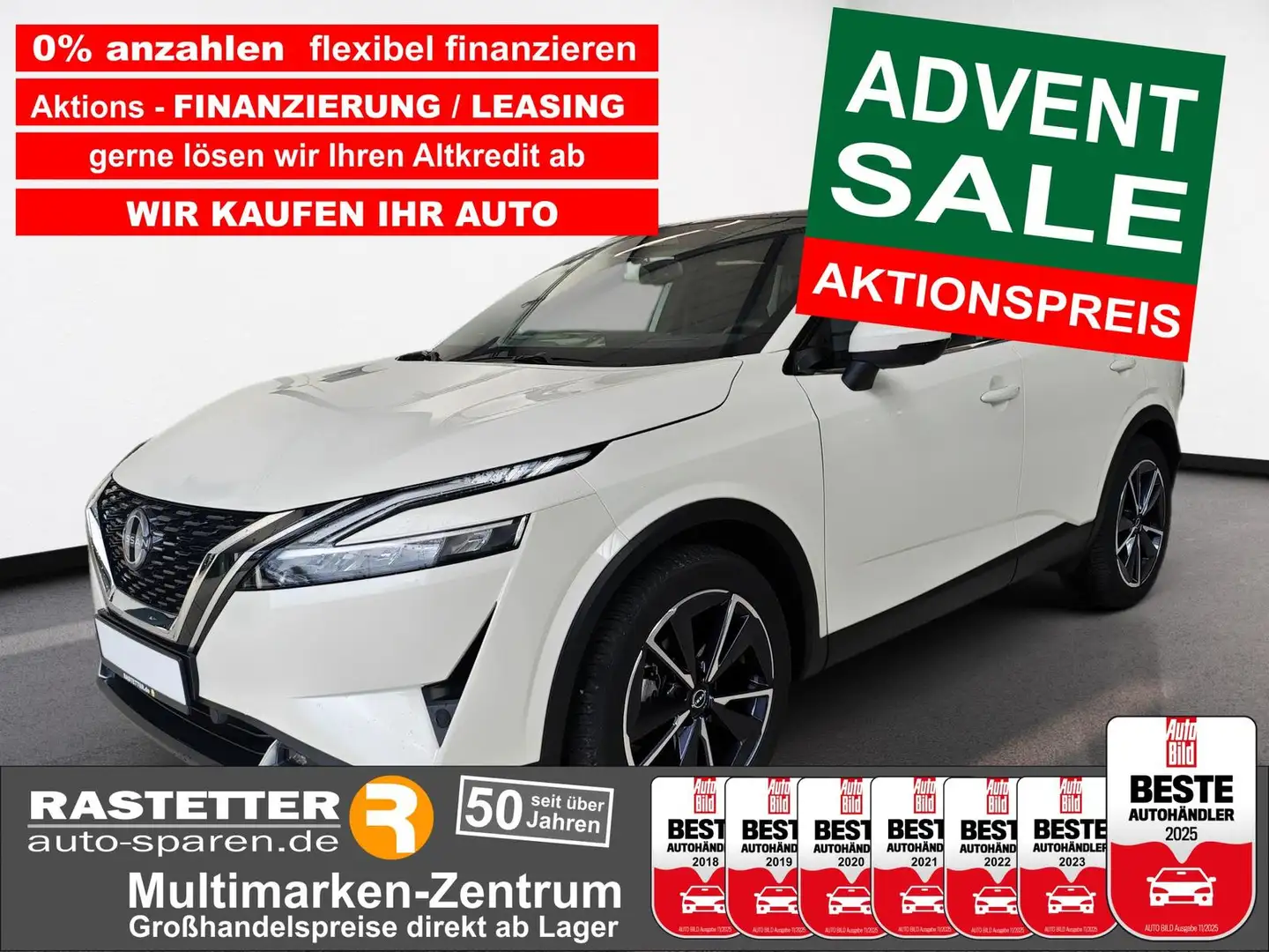 Nissan Qashqai Xtronic 4x4 tekna Pano+Bose+19Z+Design+Business+Pr Alb - 1