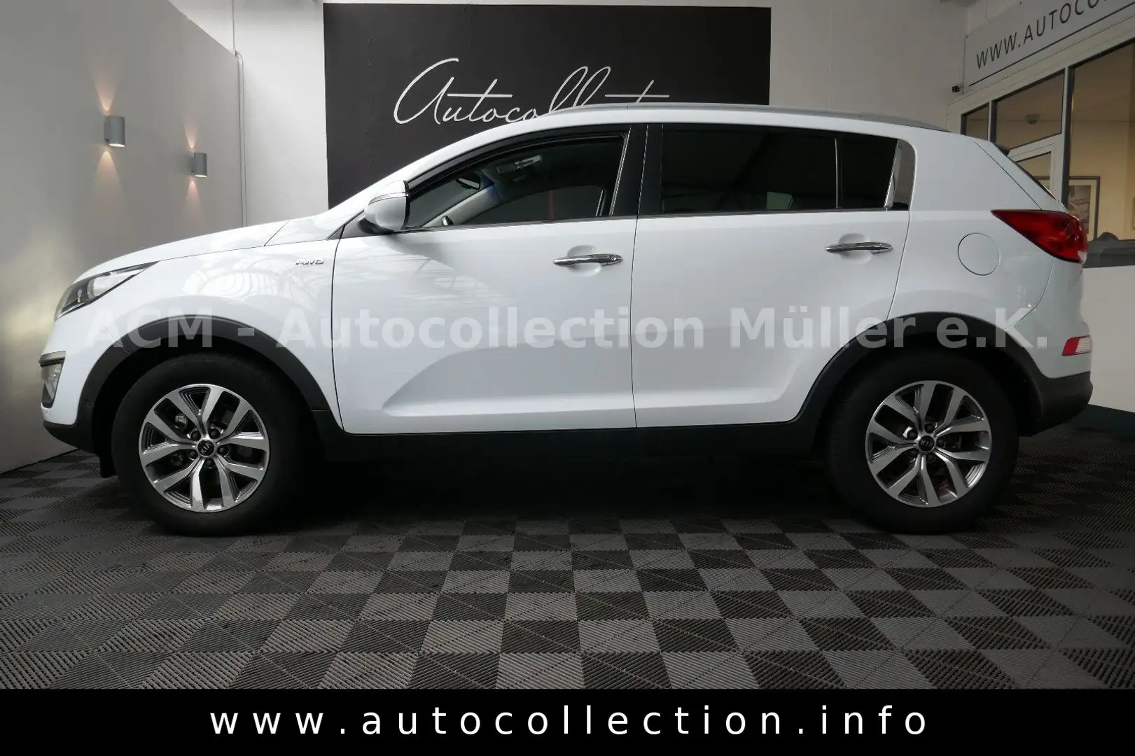 Kia Sportage 4WD*2.Hand*AHK*Navi*Kamera*Klima*Alu* Blanc - 2