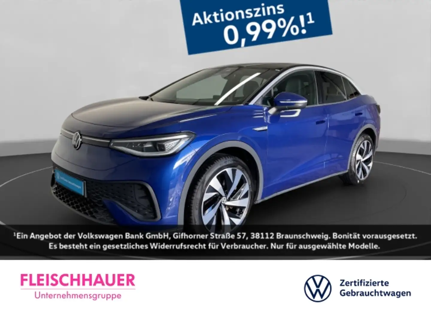 Volkswagen ID.5 Pro Matrix-LED AHK Navi App-Connect Blau - 1