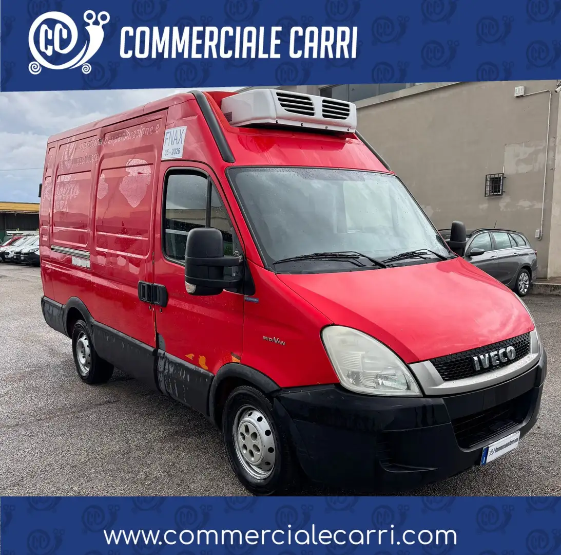 Iveco DAILY 35S14 VH2 3.0 FURGONE 3 POSTI Rosso - 1