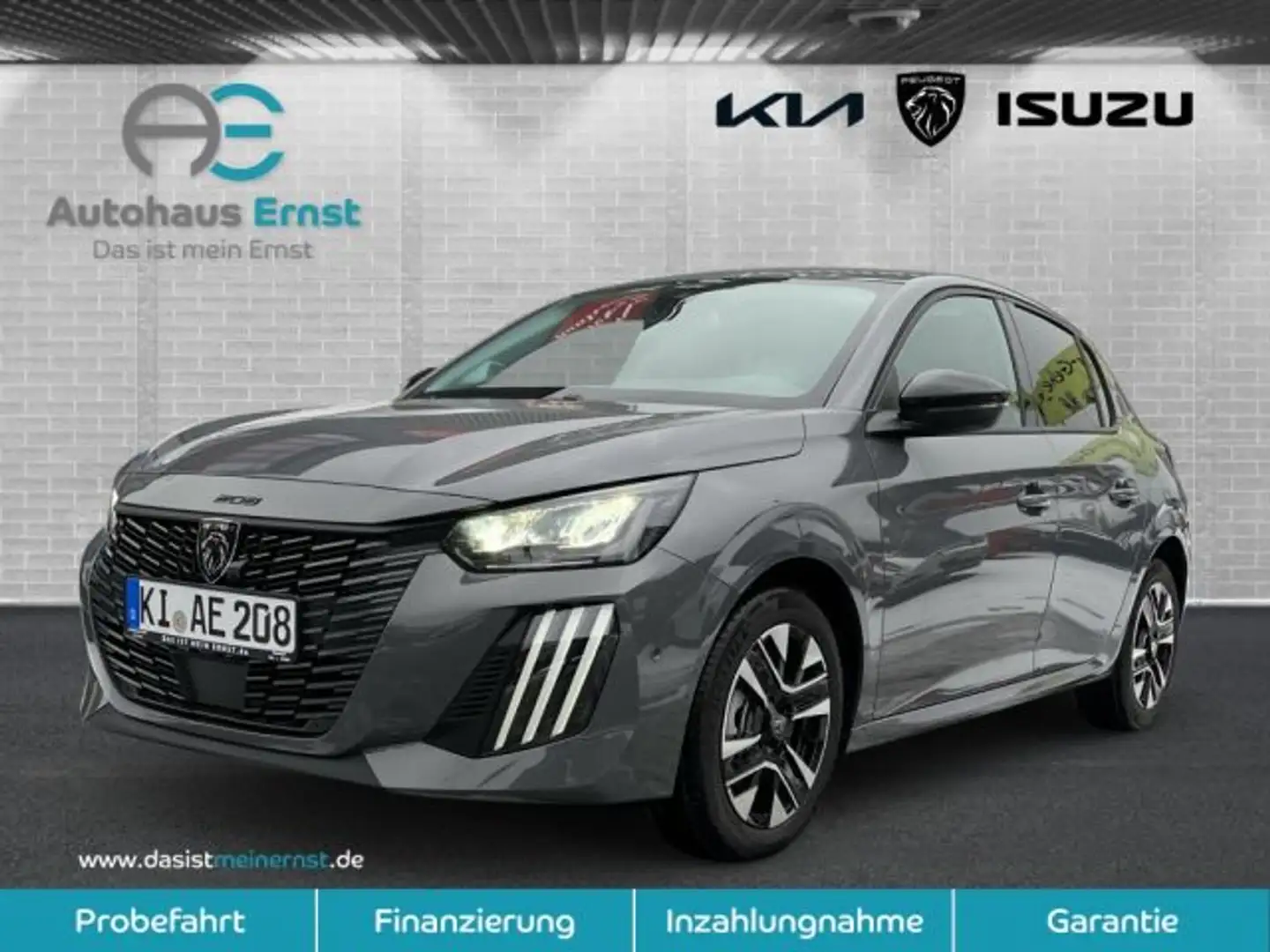 Peugeot 208 PureTech 100 Allure Grau - 1