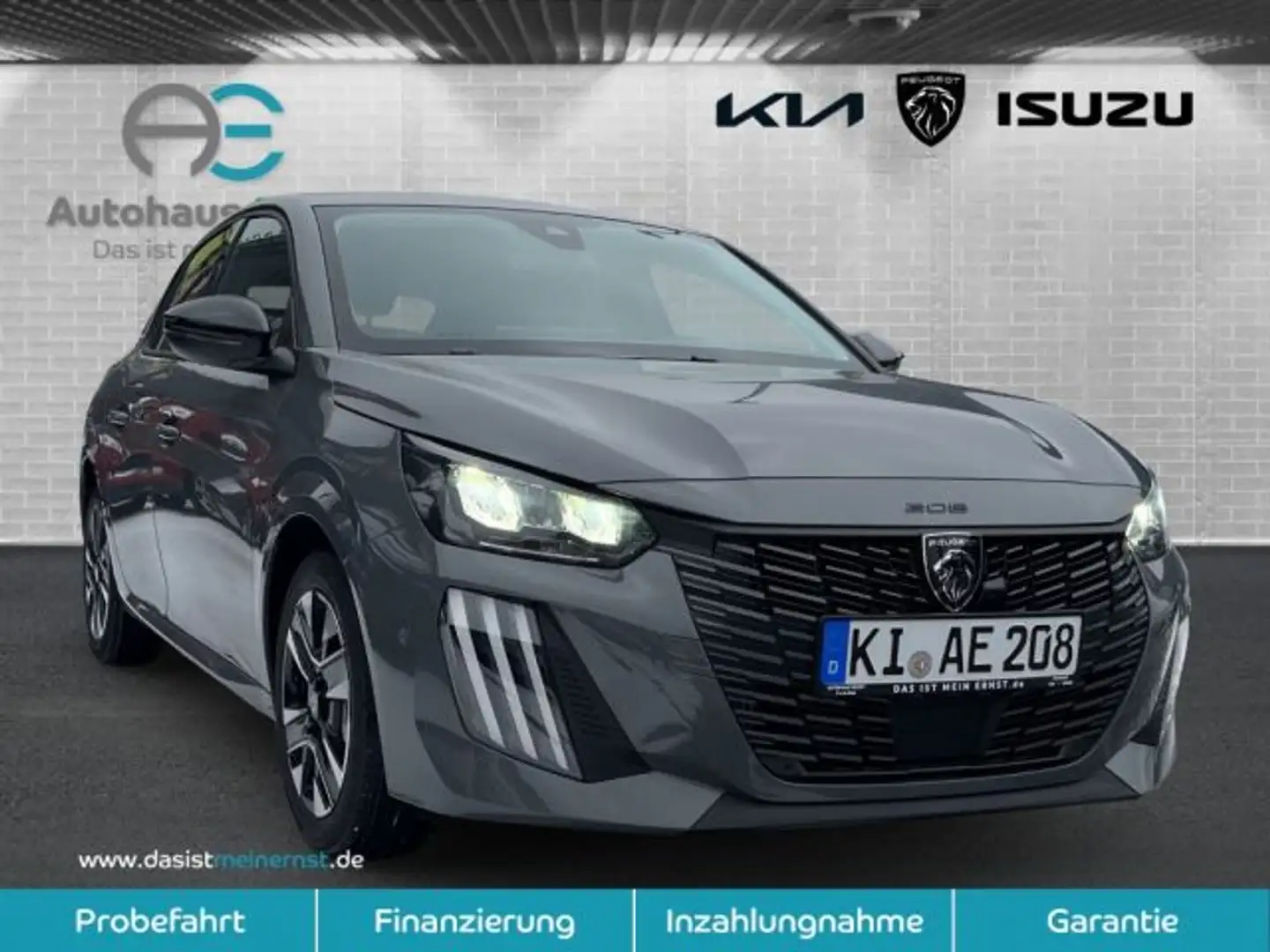 Peugeot 208 PureTech 100 Allure Grau - 2