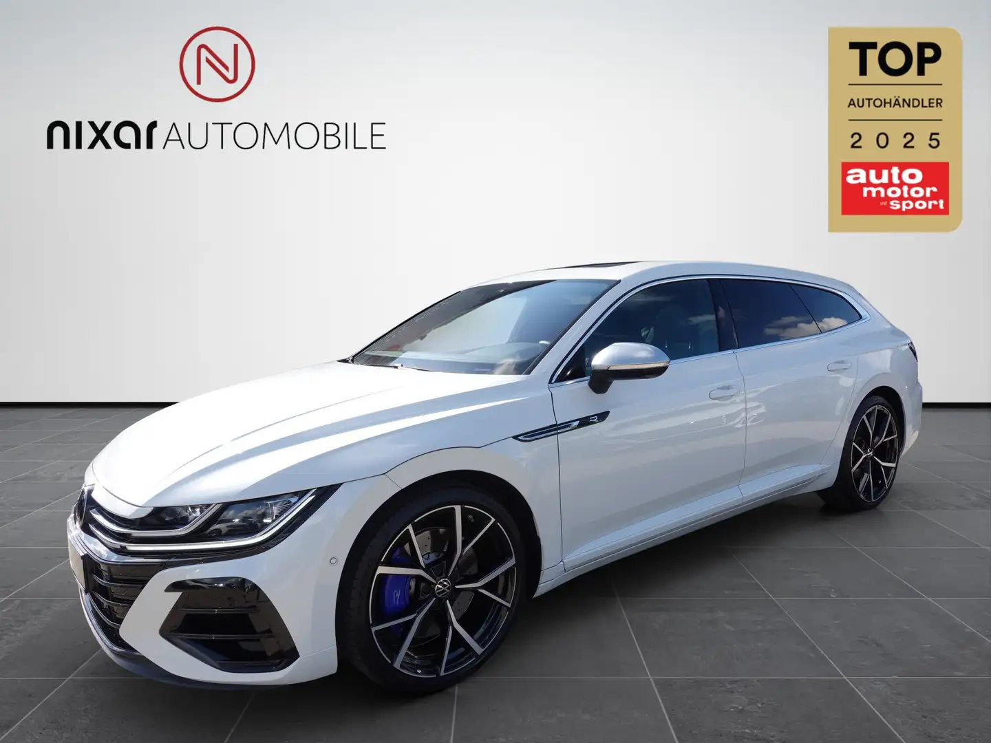 Volkswagen Arteon R 4M DSG/AHK/Pano/Harmann/VollLeder-Memory Blanc - 1