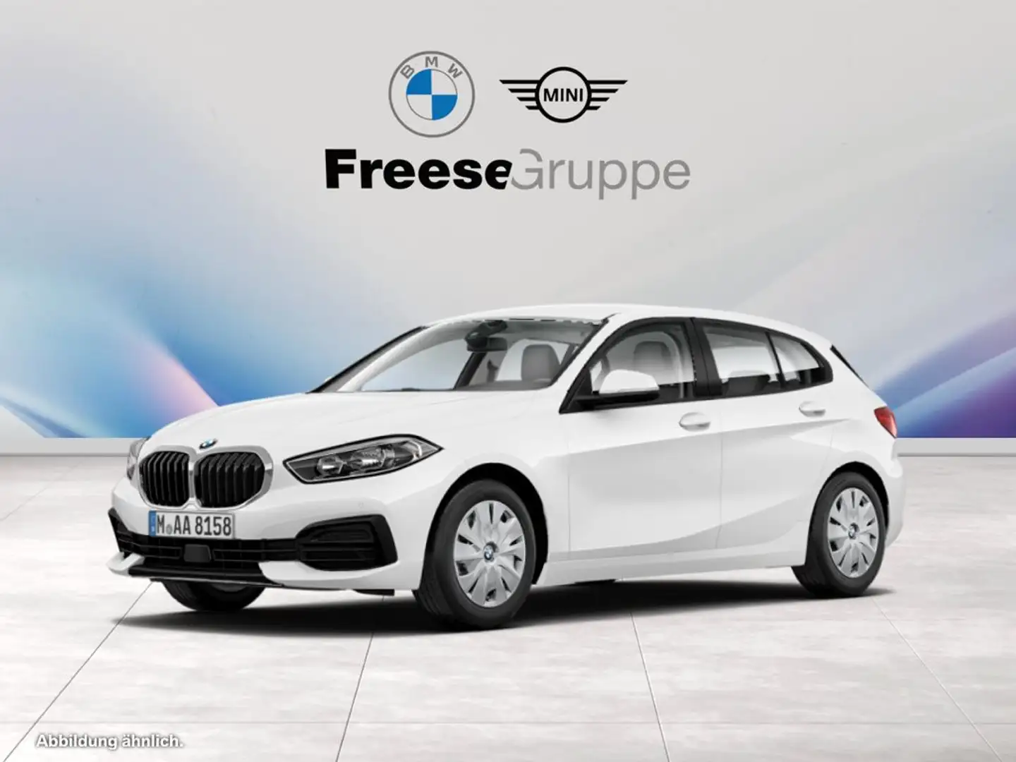 BMW 116 d WLAN Klimaaut. Shz PDC Weiß - 1
