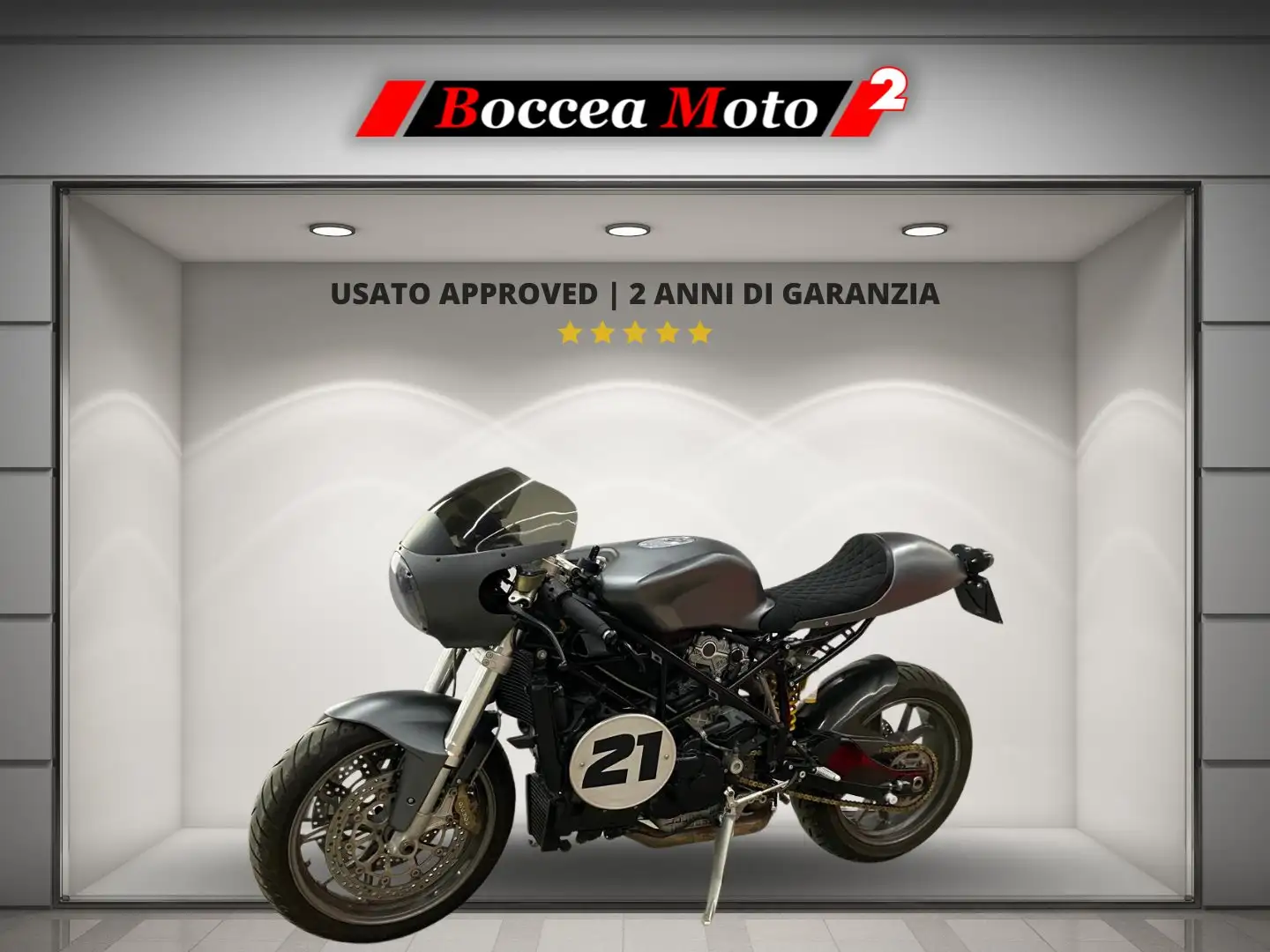Ducati 749 Cafe Racer Grey - 1