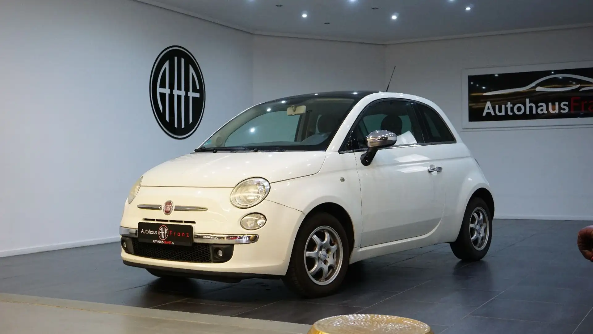 Fiat 500 *PANO*AUX*USB*Fahrtauglich* Weiß - 1