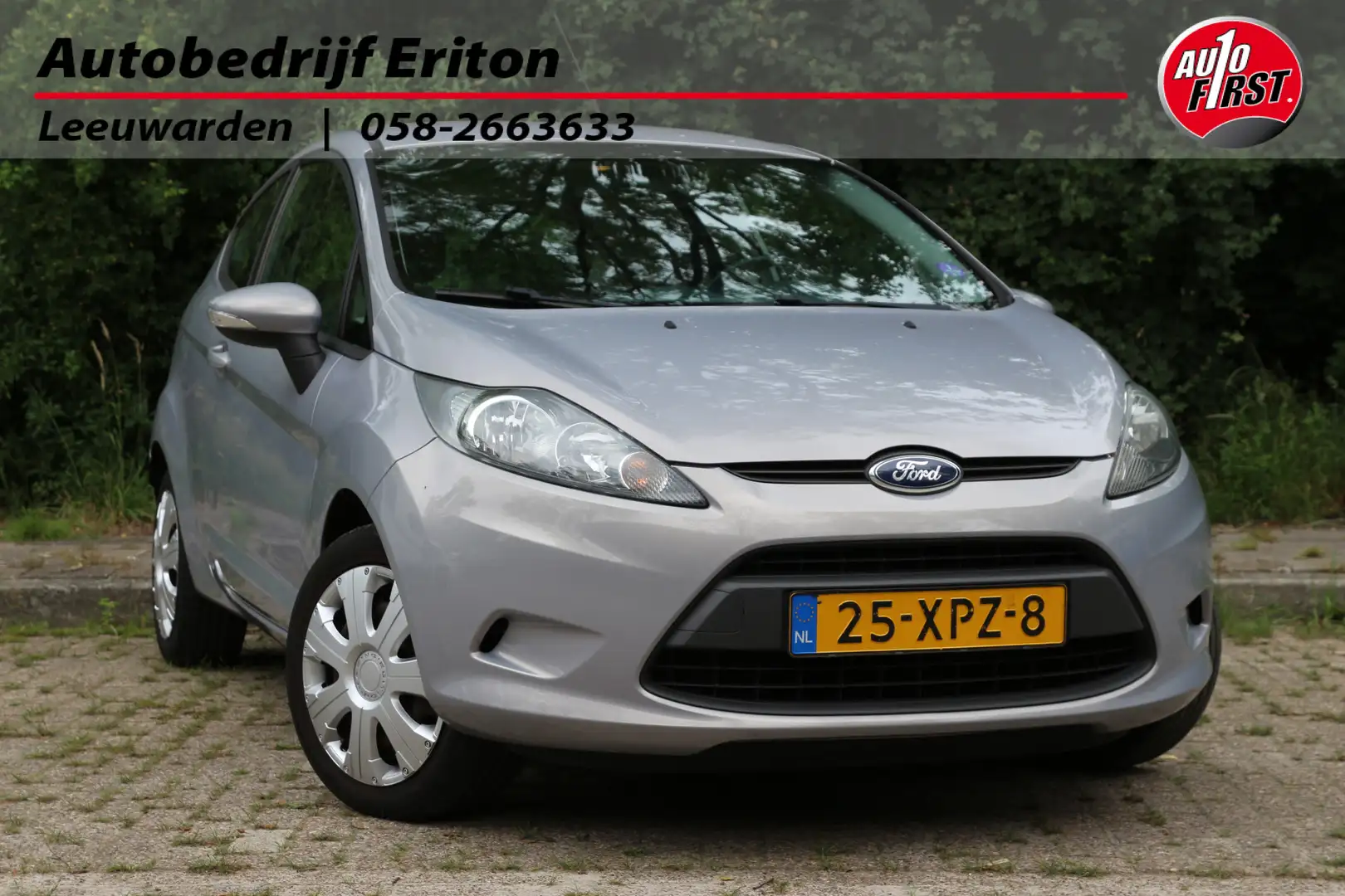 Ford Fiesta 1.25 60pk Champion | NL-auto | Airco | Elek. ramen Gris - 1