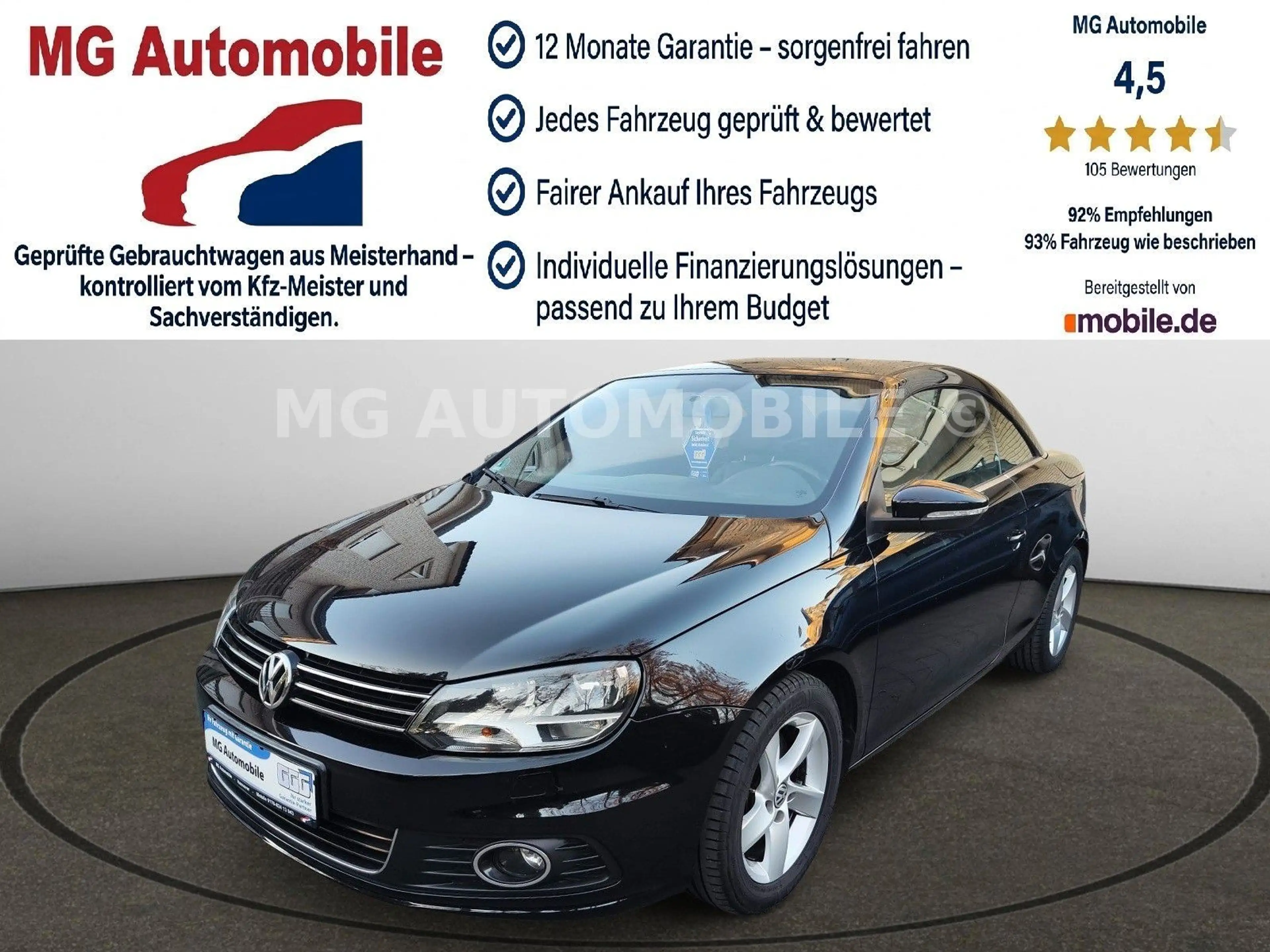 Volkswagen Eos 1.4 TSI Panorama Sitzhzg. Sportsitze LED