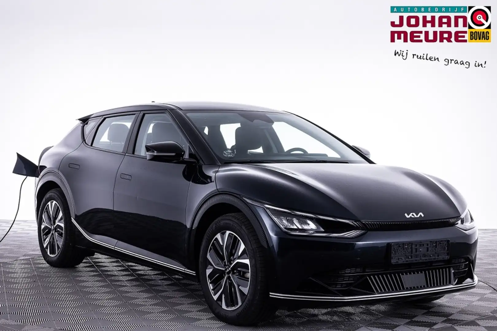 Kia EV6 Plus AWD 77.4 kWh 325PK | SOH 100% | LEDER | Full Blauw - 1