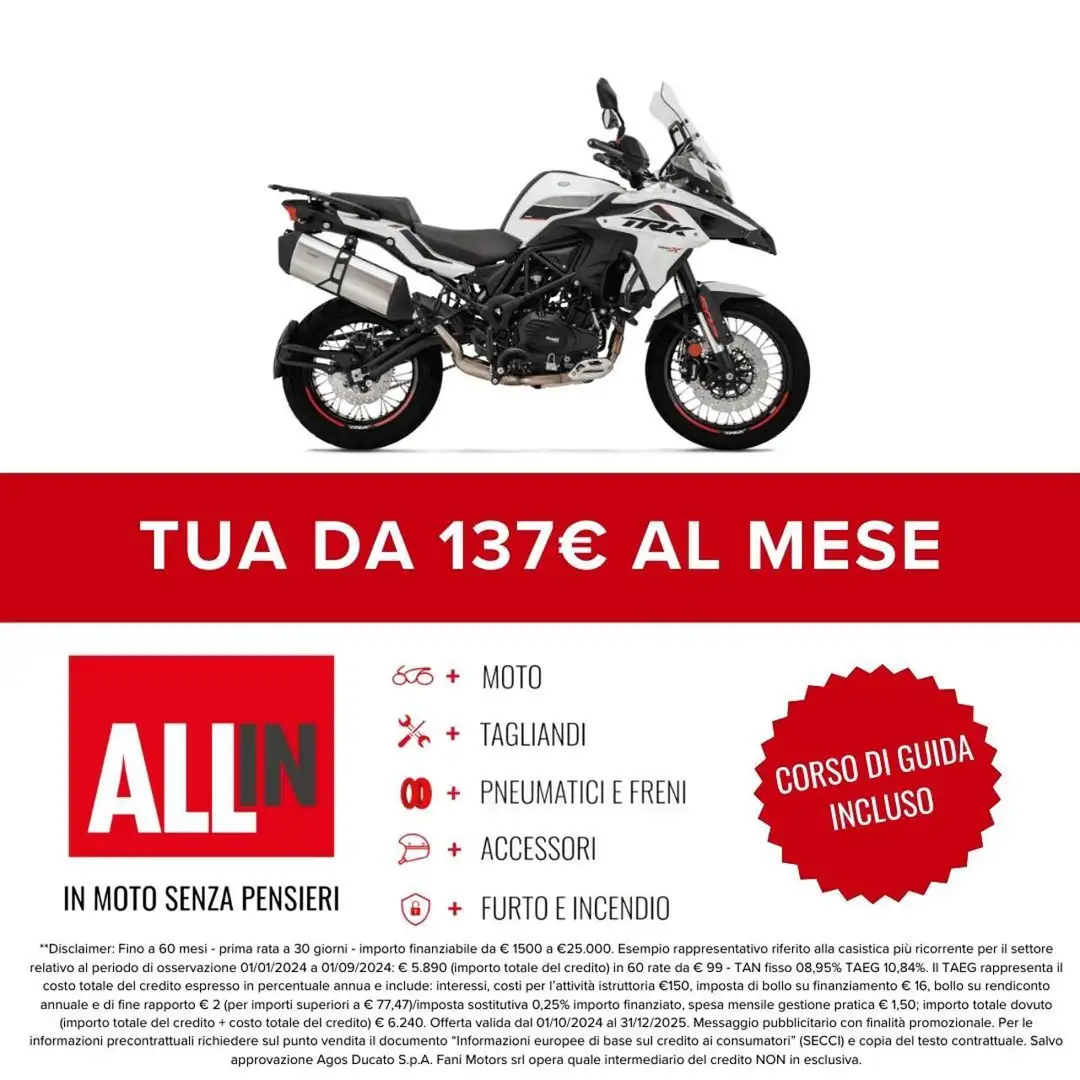 Benelli TRK 502 X Alb - 2